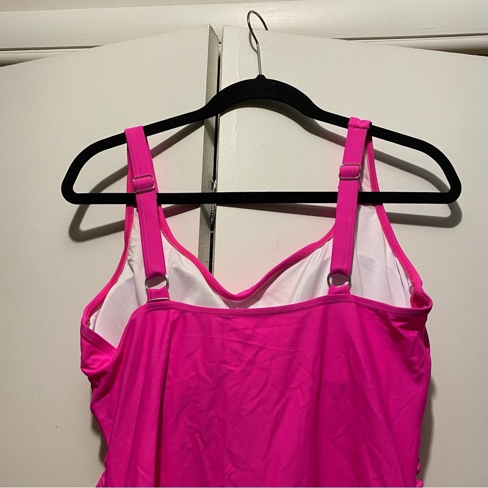 Chic Hot Pink Swim Coverup - Picture 6 of 7